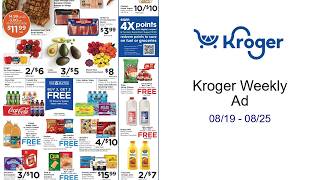 Kroger Weekly Ad 08/19 - 08/25