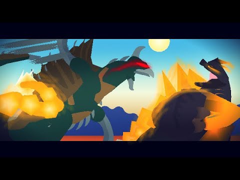 Gigan Vs Space Godzilla (Animation)