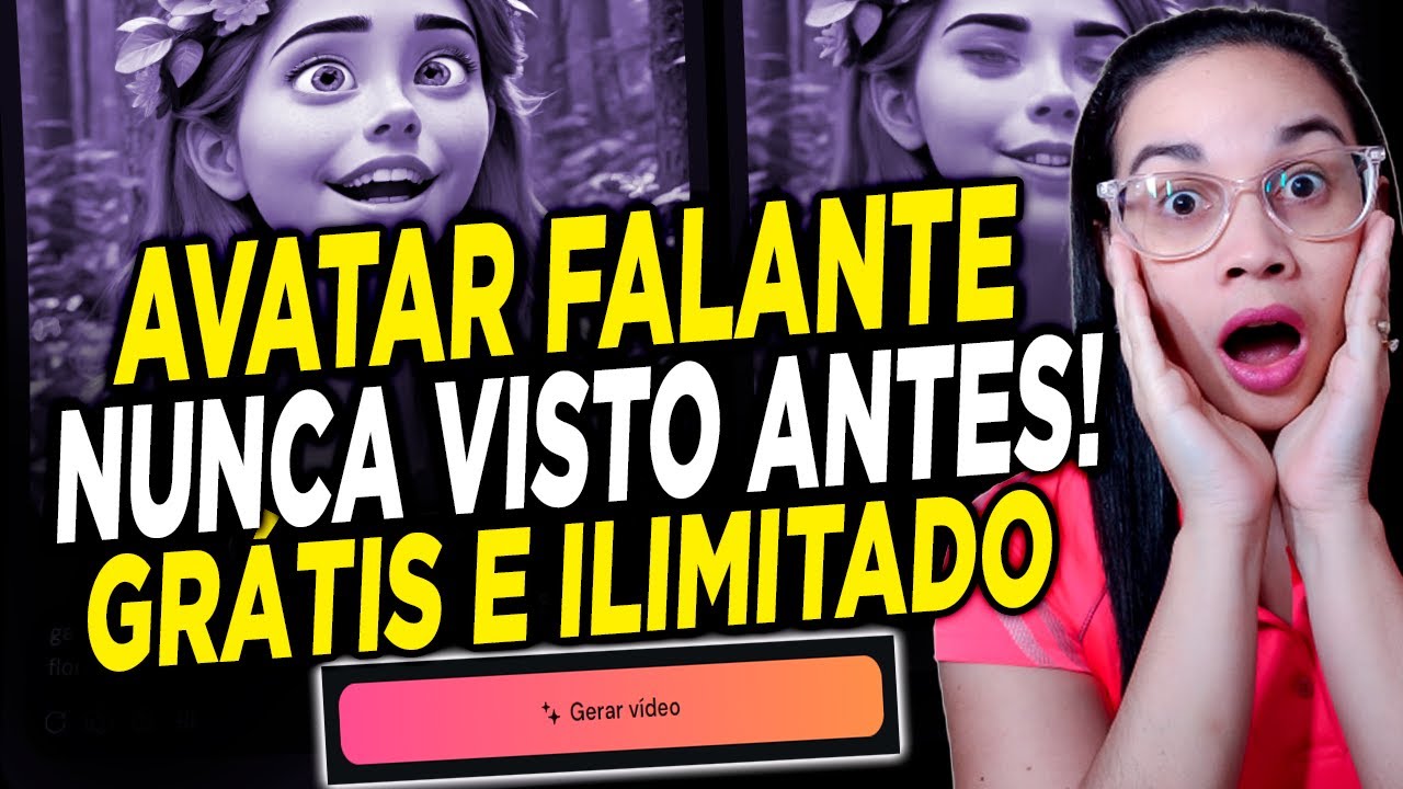 Nova IA para Criar AVATAR FALANTE MAIS REALISTA DO MUNDO 100% GRÁTIS e ILIMIATADA
