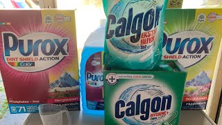 PUROX color Pulver & CALGON Hygiene - Buntwäsche 60° - Vorwäsche 1400UPM - MIELE W3241