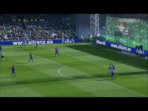 Real Betis 1 x 1 Barcelona - Gols e Melhores Momentos - Campeonato Espanhol 29/01/2017