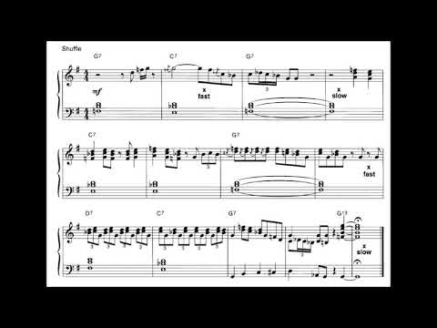 Dave Limina - Hammond Organ Riff 11 - Shuffle - Tutorial Lesson Keyboard Piano