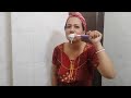 Morning Tooth Brushing Vlog Tooth Brushing With Big Foam Wear Head Towal Request Video