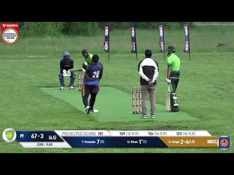 MOM: G. Singh - PF vs INDCC | Highlights | Dream11 European Cricket Series Stockholm | ECS 2020