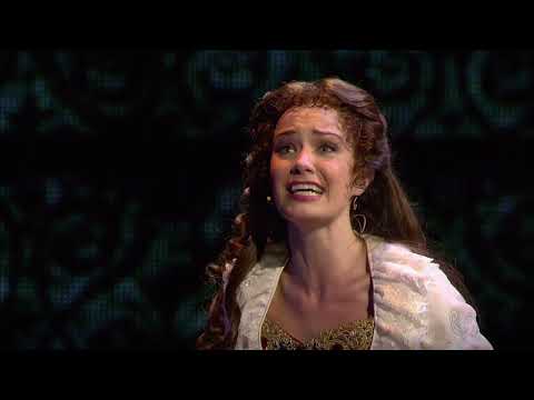 Screenshot from Angel of Music lyrics video by Michael Crawford & Sarah Brightman