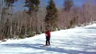 preview picture of video 'Big Crash SnowShoe Mountain Skiing Western Territory 2009'