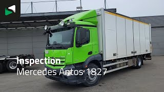 Mercedes-Benz Antos 1827 4X2 18tonner ADR Ladebordwand boxheater Euro 6 box truck for sale - Image 4 | Autoline NG Mercedes-Benz Antos 1827 4X2 18tonner ADR Ladebordwand boxheater Euro 6 box truck | Image 4 - Autoline