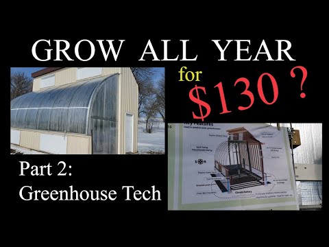 PASSIVE SOLAR GREENHOUSE grow for $130 a year?! Pt 2: Greenhouse Build Details