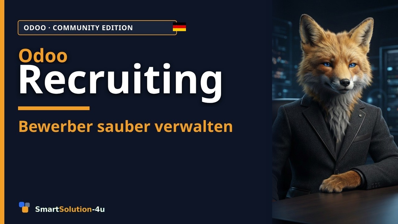 Odoo Recruiting: Bewerbermanagement automatisieren [2026]