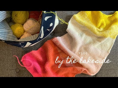 vlog :: by the lakeside :: finishing projects