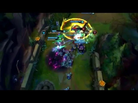 kalista vs poppy and Teamfight
