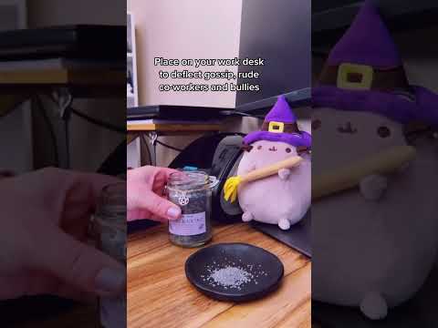 How to use Witches Balt Salt #witchcraft #witchtip  #blacksalt #basicwitch #witchtok