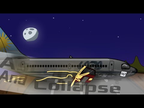 Lapa Flight 3142 crash animation Ascent And Collapse