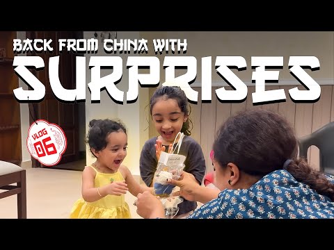 Nila & Nitara’s Reaction to China Toys 🥹🎁 | Final China Vlog
