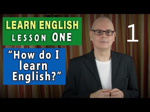 Learn English Lesson 1 - How do I learn English?  (NEW 2024)