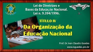 LDB 9394/96 Da Organização da Educação Nacional (Desatualizado)