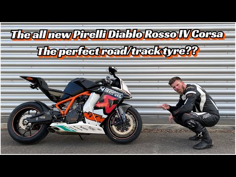 Pirelli Rosso 4 Corsa first impressions! A run out on the KTM RC8R - The best road/track tyre?