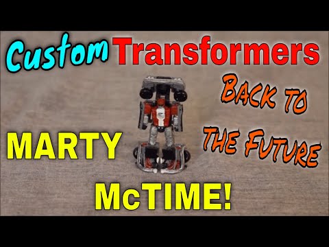 Custom Transformers Siege/Back to the Future Micromaster Marty McTime -GotBot True Review NUMBER 701