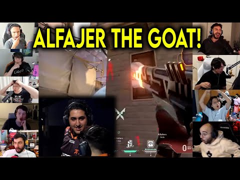 Valorant Streamers Reacts To FNC Alfajer Insane 4k Against RRQ In Masters Toronto