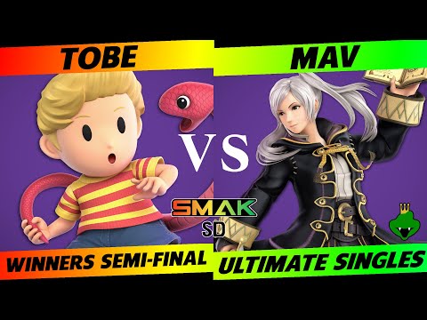 SMAK-SD Winners Semi-Finals - Tobe (Lucas) vs. Mav (Robin, King K. Rool) - SSBU
