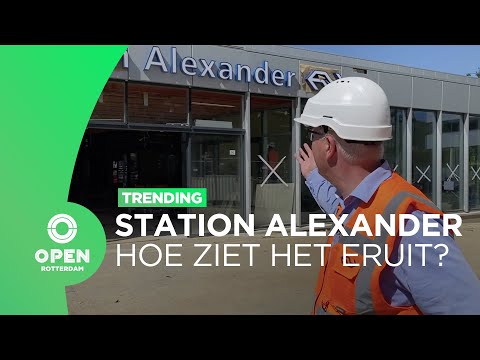 Een rondleiding door het nieuwe station Rotterdam Alexander | Trending