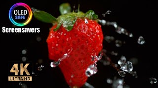 Abstract Fruits Vegetables Screensaver - 10 Hours - 4K - OLED Safe