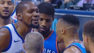 Russell Westbrook SHUTS UP Kevin Durant for Trash Talking!!!