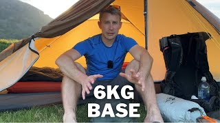 Backpacking Gear Load Out for 3 Days - 6kg / 13lbs