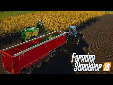Making Silage Part 2 BIG FARM | Farming Simulator 19 Time lapse  EP#7 |