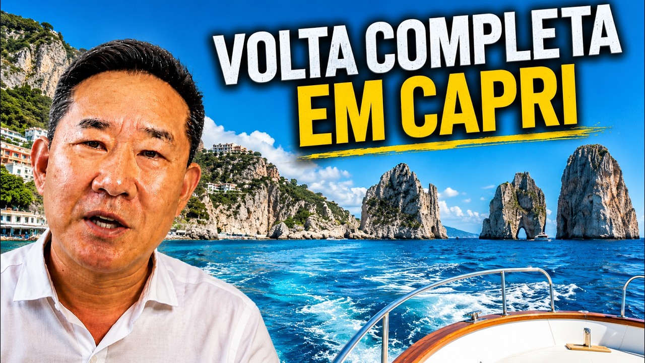 DEI A VOLTA COMPLETA NA ILHA DE CAPRI | Peter Liu