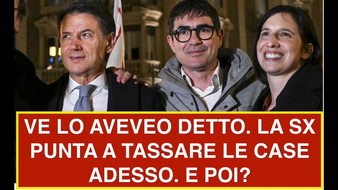 VE LO AVEVEO DETTO. LA SX PUNTA A TASSARE LE CASE ADESSO. E POI?