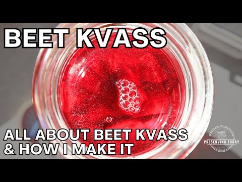 Beet Kvass - What is beet kvass? Is it good for you? and how to make it.
