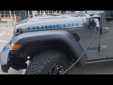 ALL ELECTRIC JEEP RUBICON! free Charging At Whole Foods ATX