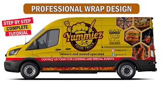 Creating vehicle wraps guide in Adobe Illustrator