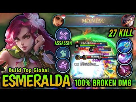 New Emblem Esmeralda Best Build 2023!! - Build Top Global Esmeralda ~ Mobile Legends