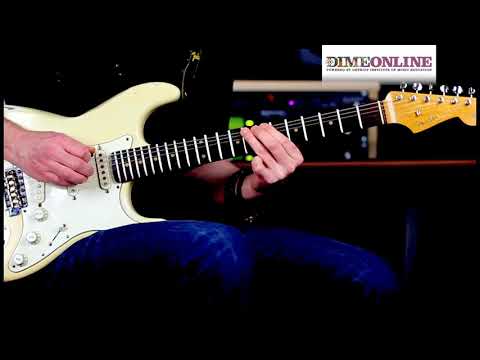 DIME ONLINE Sample Lesson Melodic Minor Arps Montage 1