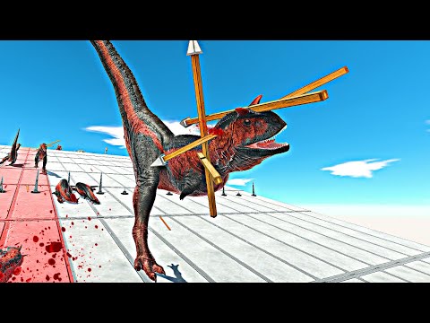 CAN UNITS STOP BALLISTAS ? | DEATH FALL - Animal Revolt Battle Simulator #arbs