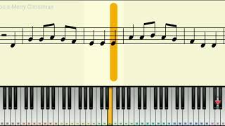 We Wish You a Merry Christmas | Weezer | Piano tips