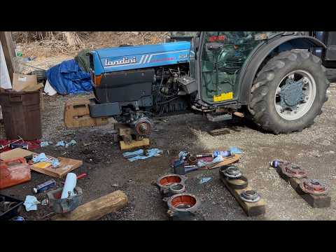 landini advantage 85f axle repair