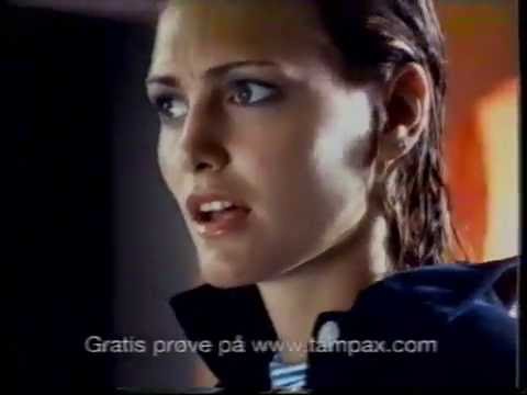 Sjov Tampax Tampon reklame fra 2002