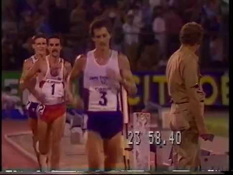 Bruce Bickford - 10,000m, Van Damme GP, Brussels 1984