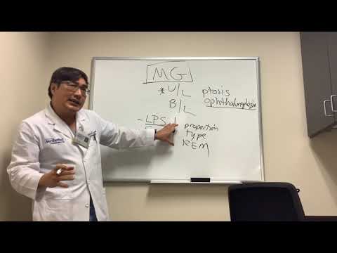Asymmetric Myasthenia Gravis