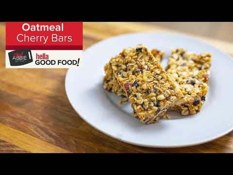 Oatmeal Cherry Bars