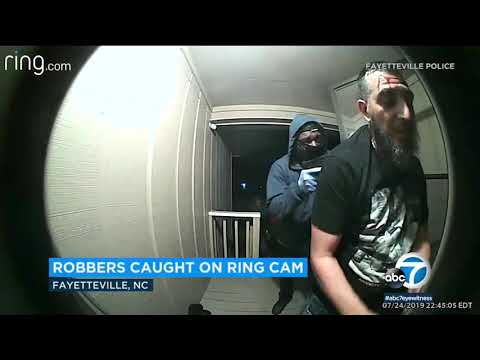 Doorbell video shows terrifying robbery as armed, masked men confront homeowner | ABC7