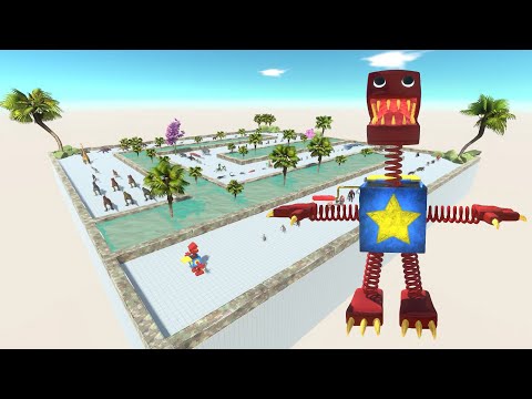 The Death Run of Boxy Boo --Animal Revolt Battle Simulator