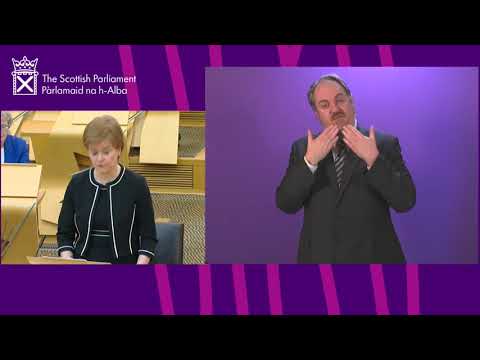 First Minister’s Statement: COVID-19 Reflections and Next Steps - BSL - 23 March 2021