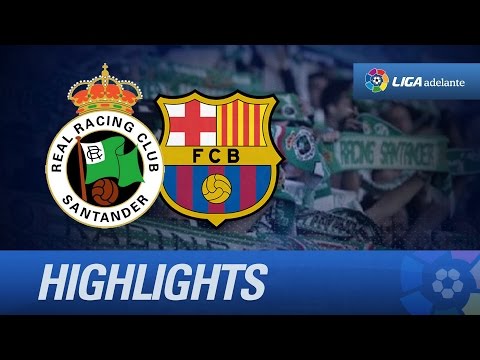 Resumen de Racing de Santander (0-0) FC Barcelona B - HD