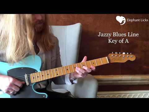 Robin Ford Jazz Blues Guitar Lick Lesson. Nicky V