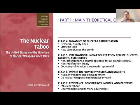 Introduction to Nuclear Security (Diplomacy, History and Politics P277) Professor Thomas Cavanna