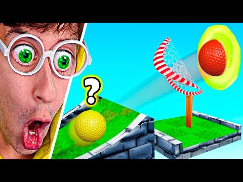 HOYO TROLL vs BROTHER 😂⛳! (impossible) - GOLF IT #8 TEKENDO